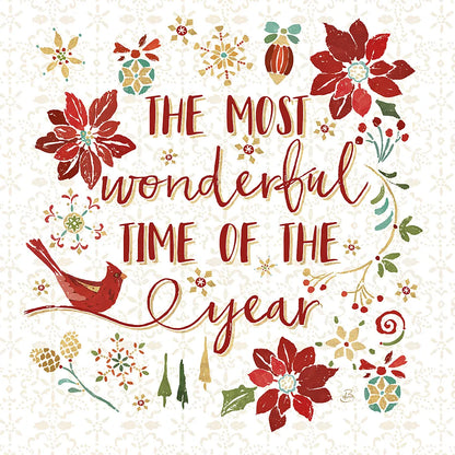 Holiday Impressions III by Daphne Brissonnet. SKU 31963a. Archival Giclee Fine art print for wall decor.