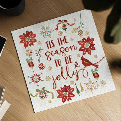 Holiday Impressions IV by Daphne Brissonnet. Shown as a detailed flat fine art print, highlighting archival giclee quality. Available as an archival giclee rolled canvas, fine art paper, or poster print. SKU 31964a.