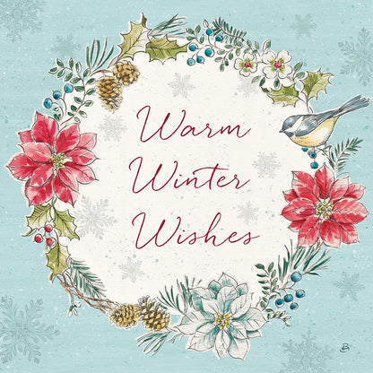 Holiday Toile V by Daphne Brissonnet. SKU 53541a. Archival Giclee Fine art print for wall decor.