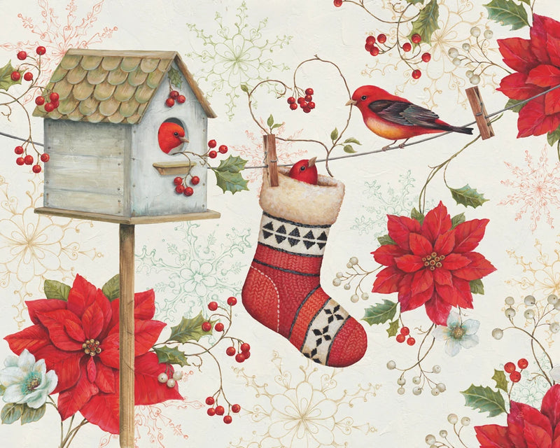 Holiday Wings I by Daphne Brissonnet