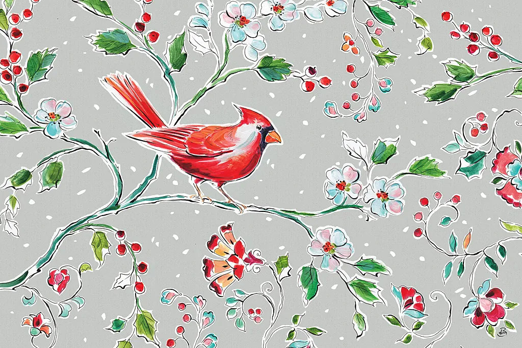 Holiday Wings I by Daphne Brissonnet. SKU 36737i. Archival Giclee Fine art print for wall decor.