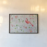 Holiday Wings II by Daphne Brissonnet. shown as a paper print in a black flame. Available as a archival giclee rolled canvas, fine art paper, or poster print. SKU 36738i.