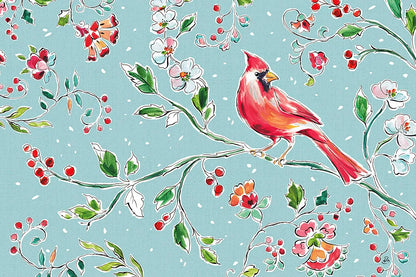 Holiday Wings II Blue by Daphne Brissonnet. SKU 36748i. Archival Giclee Fine art print for wall decor.