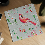 Holiday Wings IV by Daphne Brissonnet. Shown as a detailed flat fine art print, highlighting archival giclee quality. Available as an archival giclee rolled canvas, fine art paper, or poster print. SKU 36740a.