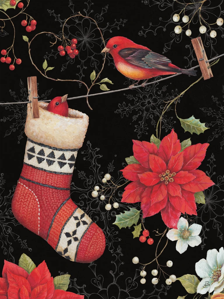 Holiday Wings IV Dark by Daphne Brissonnet