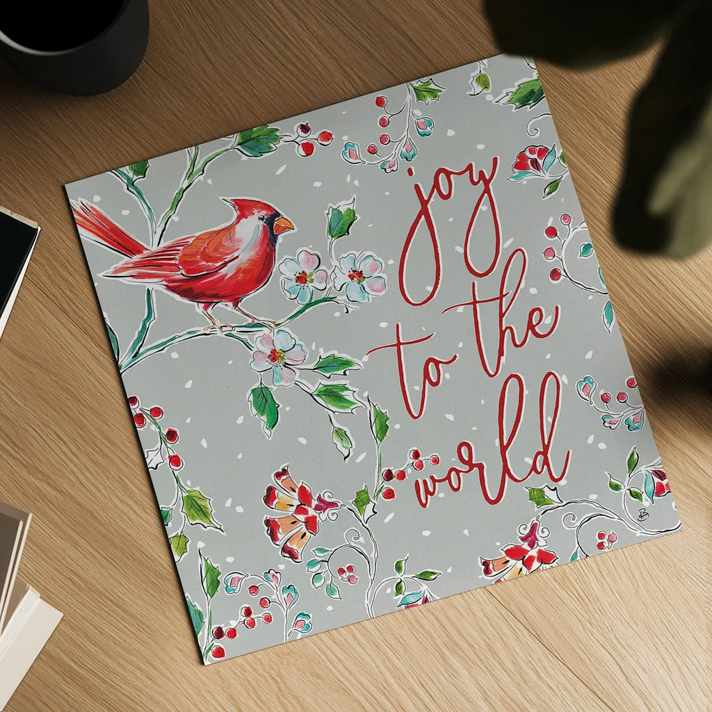 Holiday Wings V by Daphne Brissonnet. Shown as a detailed flat fine art print, highlighting archival giclee quality. Available as an archival giclee rolled canvas, fine art paper, or poster print. SKU 36741a.