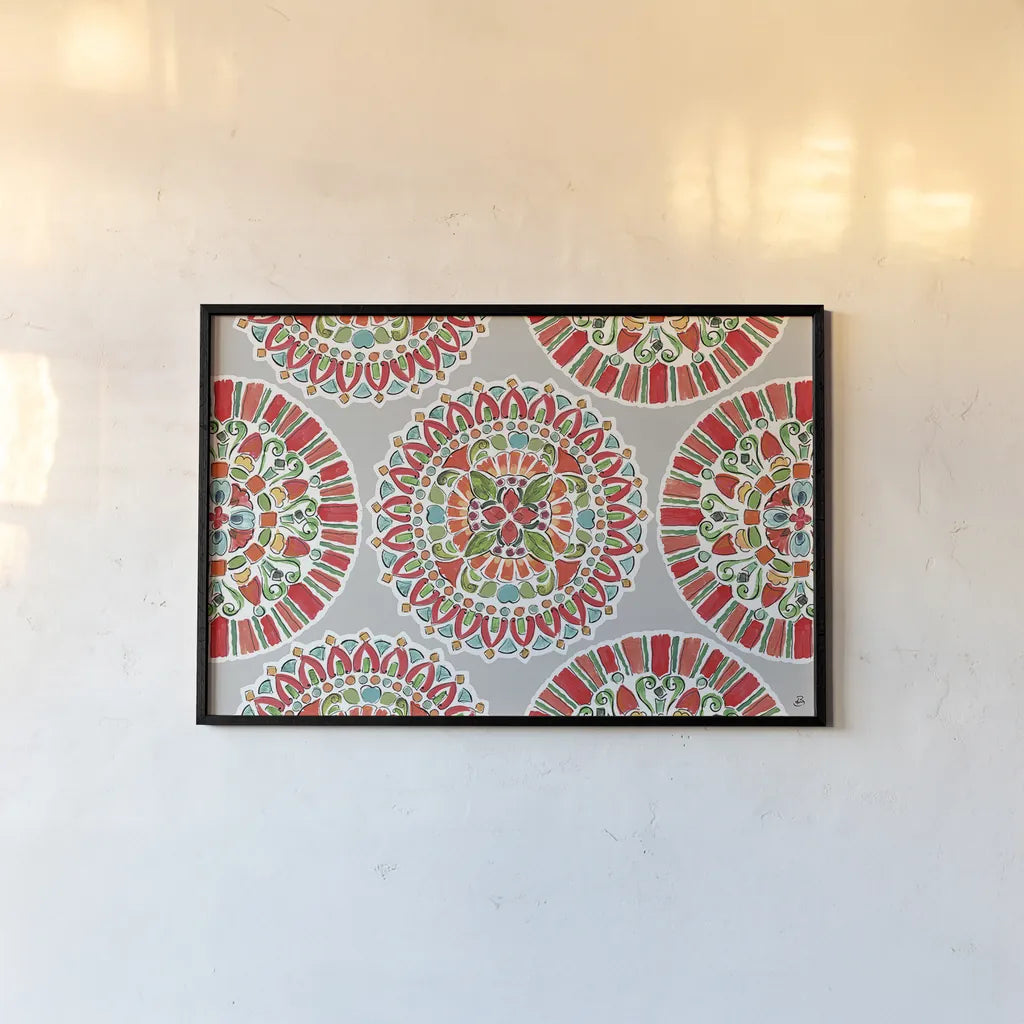 Holiday Wings VII by Daphne Brissonnet. shown as a paper print in a black flame. Available as a archival giclee rolled canvas, fine art paper, or poster print. SKU 36743i.