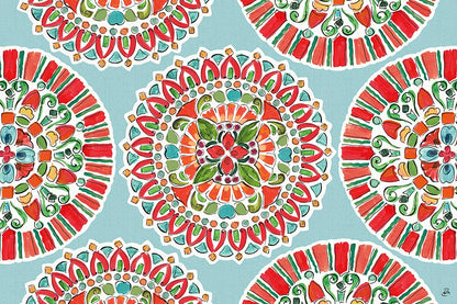 Holiday Wings VII Blue by Daphne Brissonnet. SKU 36753i. Archival Giclee Fine art print for wall decor.