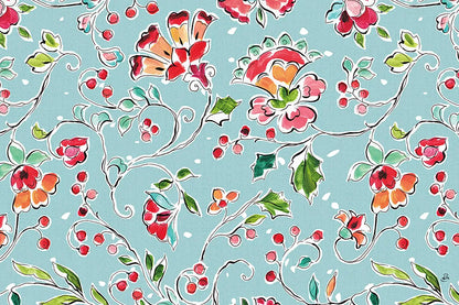 Holiday Wings VIII Blue by Daphne Brissonnet. SKU 36754i. Archival Giclee Fine art print for wall decor.