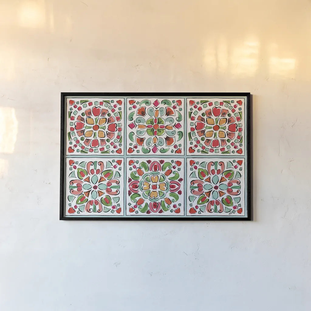 Holiday Wings X Blue by Daphne Brissonnet. shown as a paper print in a black flame. Available as a archival giclee rolled canvas, fine art paper, or poster print. SKU 36756i.