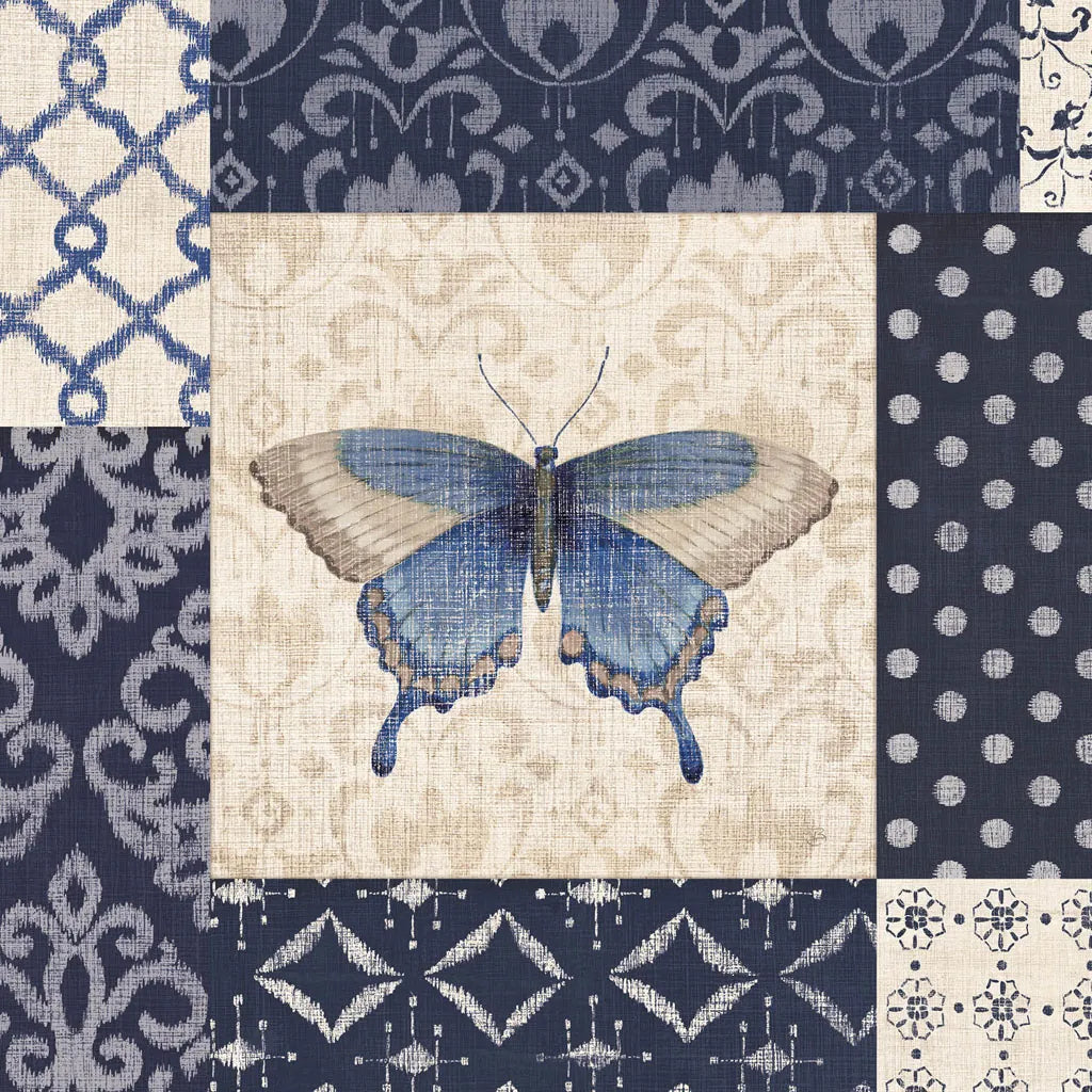 Indigo Nature I by Daphne Brissonnet. SKU 11860a. Archival Giclee Fine art print for wall decor.