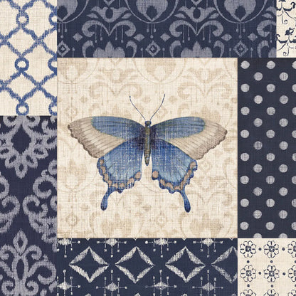 Indigo Nature I by Daphne Brissonnet. SKU 11860a. Archival Giclee Fine art print for wall decor.