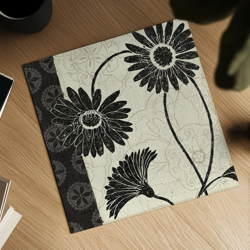 Influence I by Daphne Brissonnet. Shown as a detailed flat fine art print, highlighting archival giclee quality. Available as an archival giclee rolled canvas, fine art paper, or poster print. SKU 6566a.