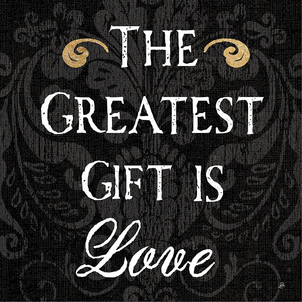 Inspirational Collage I on Black by Daphne Brissonnet. SKU 28604a. Archival Giclee Fine art print for wall decor.