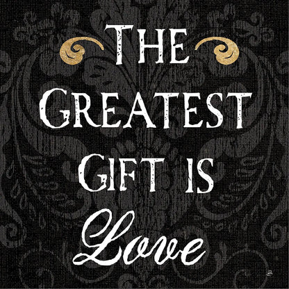 Inspirational Collage I on Black by Daphne Brissonnet. SKU 28604a. Archival Giclee Fine art print for wall decor.