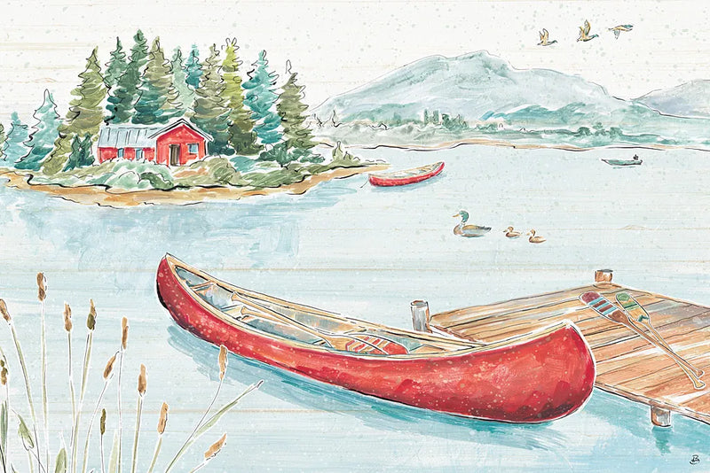 Lake Moments II by Daphne Brissonnet. SKU 38929i. Archival Giclee Fine art print for wall decor.