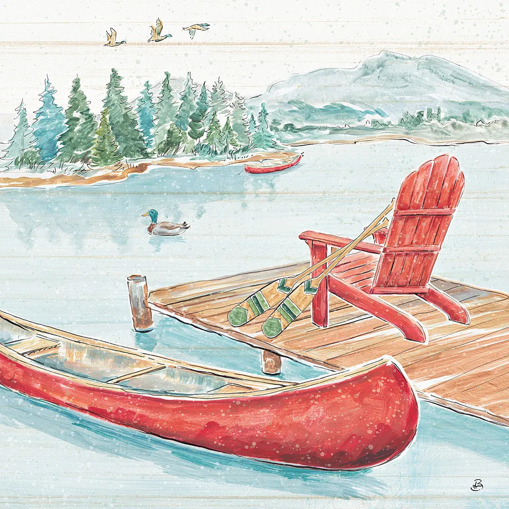 Lake Moments IV by Daphne Brissonnet. SKU 38931a. Archival Giclee Fine art print for wall decor.