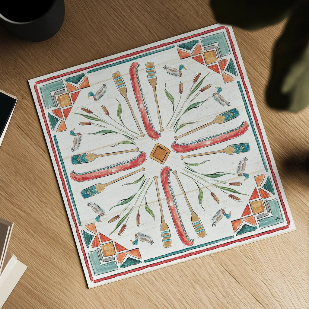 Lake Moments VII by Daphne Brissonnet. Shown as a detailed flat fine art print, highlighting archival giclee quality. Available as an archival giclee rolled canvas, fine art paper, or poster print. SKU 38934a.