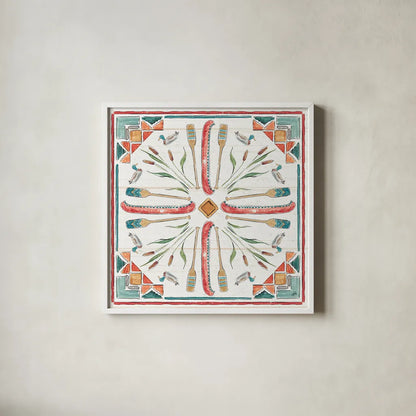 Lake Moments VII by Daphne Brissonnet. Shown in a crisp white glass frame for a clean and minimalist style. Available as an archival giclee rolled canvas, fine art paper, or poster print. SKU 38934a.