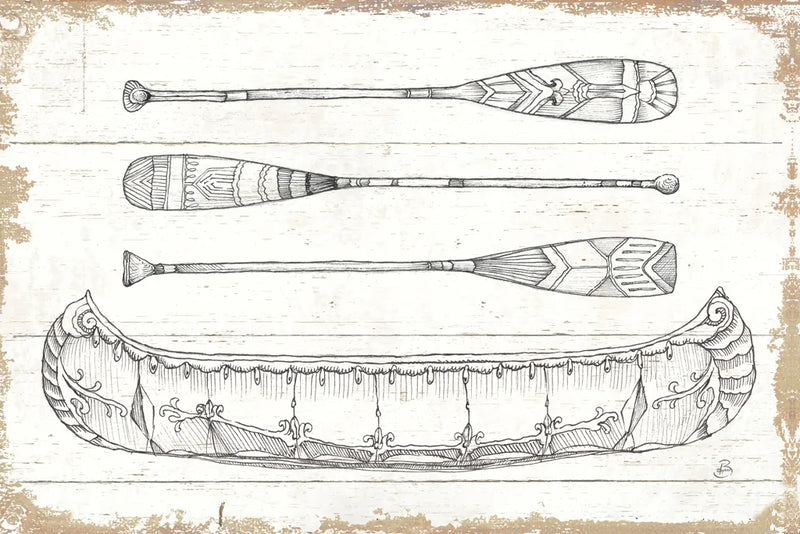 Lake Sketches I by Daphne Brissonnet. SKU 51279i. Archival Giclee Fine art print for wall decor.