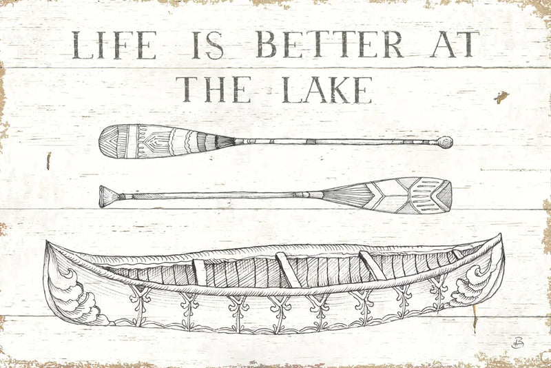 Lake Sketches II by Daphne Brissonnet. SKU 54080i. Archival Giclee Fine art print for wall decor.