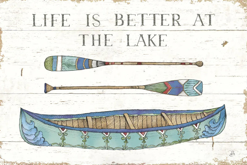 Lake Sketches II Color by Daphne Brissonnet. SKU 56854i. Archival Giclee Fine art print for wall decor.