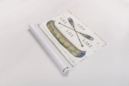 Lake Sketches III Color by Daphne Brissonnet. shown as a rolled paper print. Available as archival giclee rolled canvas, fine art paper, or poster print. SKU 56855i.