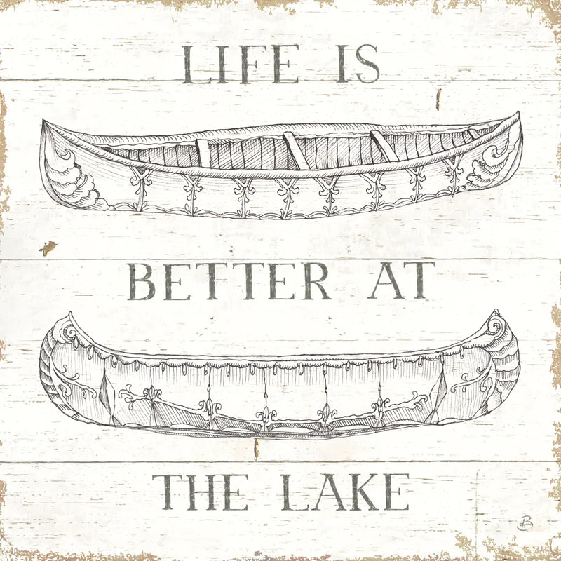 Lake Sketches V by Daphne Brissonnet. SKU 54083a. Archival Giclee Fine art print for wall decor.