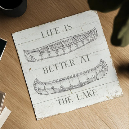 Lake Sketches V by Daphne Brissonnet. Shown as a detailed flat fine art print, highlighting archival giclee quality. Available as an archival giclee rolled canvas, fine art paper, or poster print. SKU 54083a.