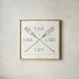 Lake Sketches VI by Daphne Brissonnet. Shown in a natural wood glass frame for a timeless modern aesthetic. Available as an archival giclee rolled canvas, fine art paper, or poster print. SKU 54084a.