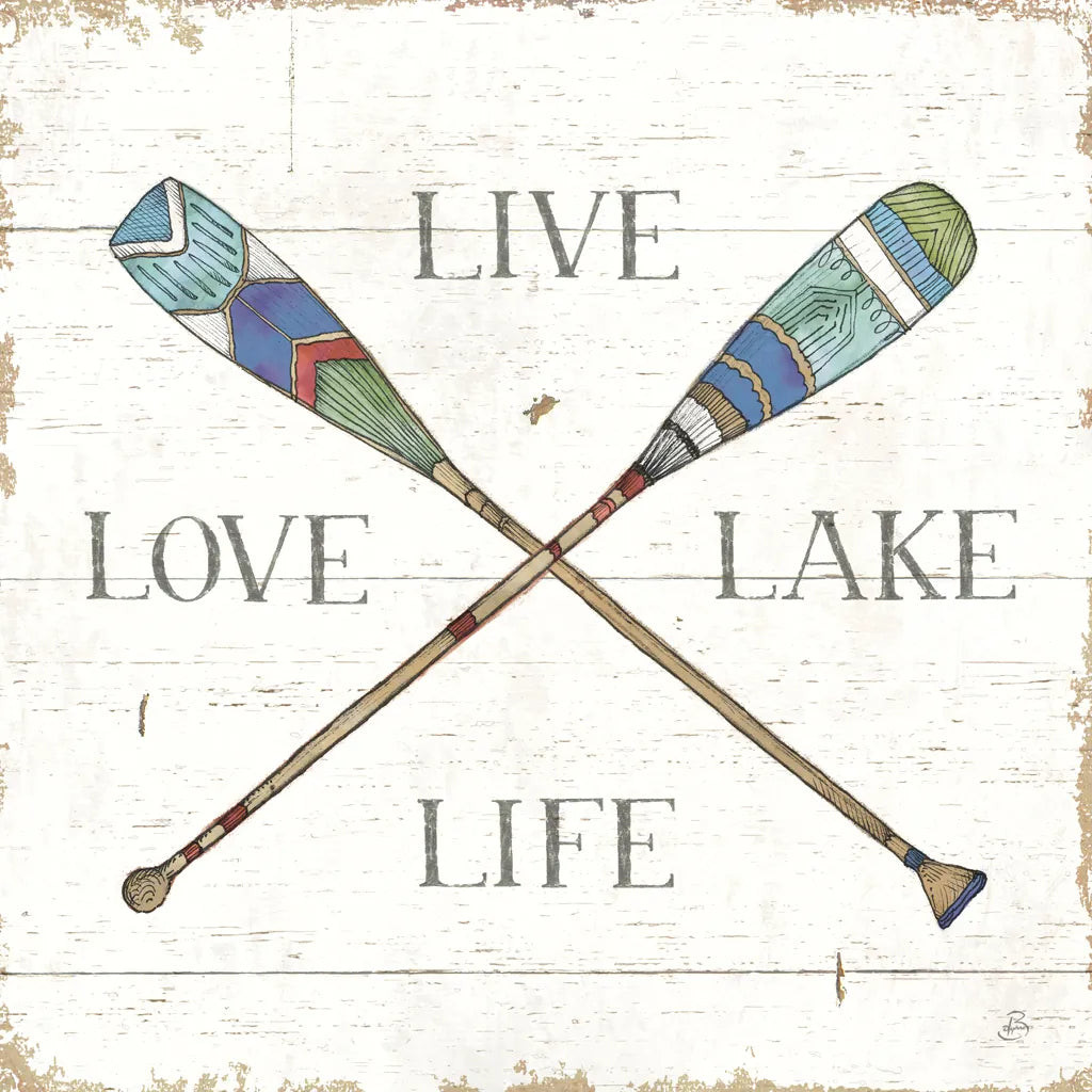 Lake Sketches VI Color by Daphne Brissonnet. SKU 56858a. Archival Giclee Fine art print for wall decor.