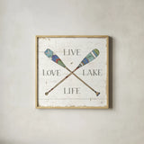 Lake Sketches VI Color by Daphne Brissonnet. Shown in a natural wood glass frame for a timeless modern aesthetic. Available as an archival giclee rolled canvas, fine art paper, or poster print. SKU 56858a.