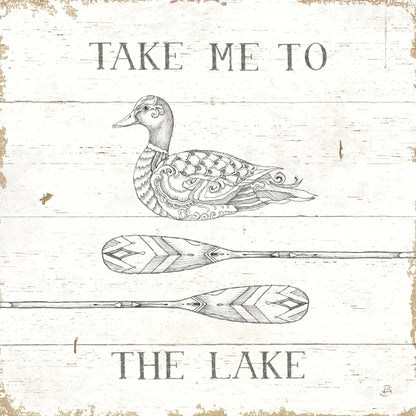 Lake Sketches VII by Daphne Brissonnet. SKU 54085a. Archival Giclee Fine art print for wall decor.