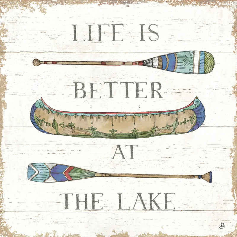 Lake Sketches VIII Color by Daphne Brissonnet. SKU 58215a. Archival Giclee Fine art print for wall decor.