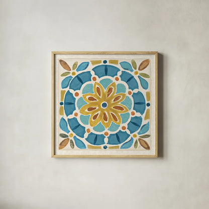 Love Tales IX by Daphne Brissonnet. Shown in a natural wood glass frame for a timeless modern aesthetic. Available as an archival giclee rolled canvas, fine art paper, or poster print. SKU 30255a.