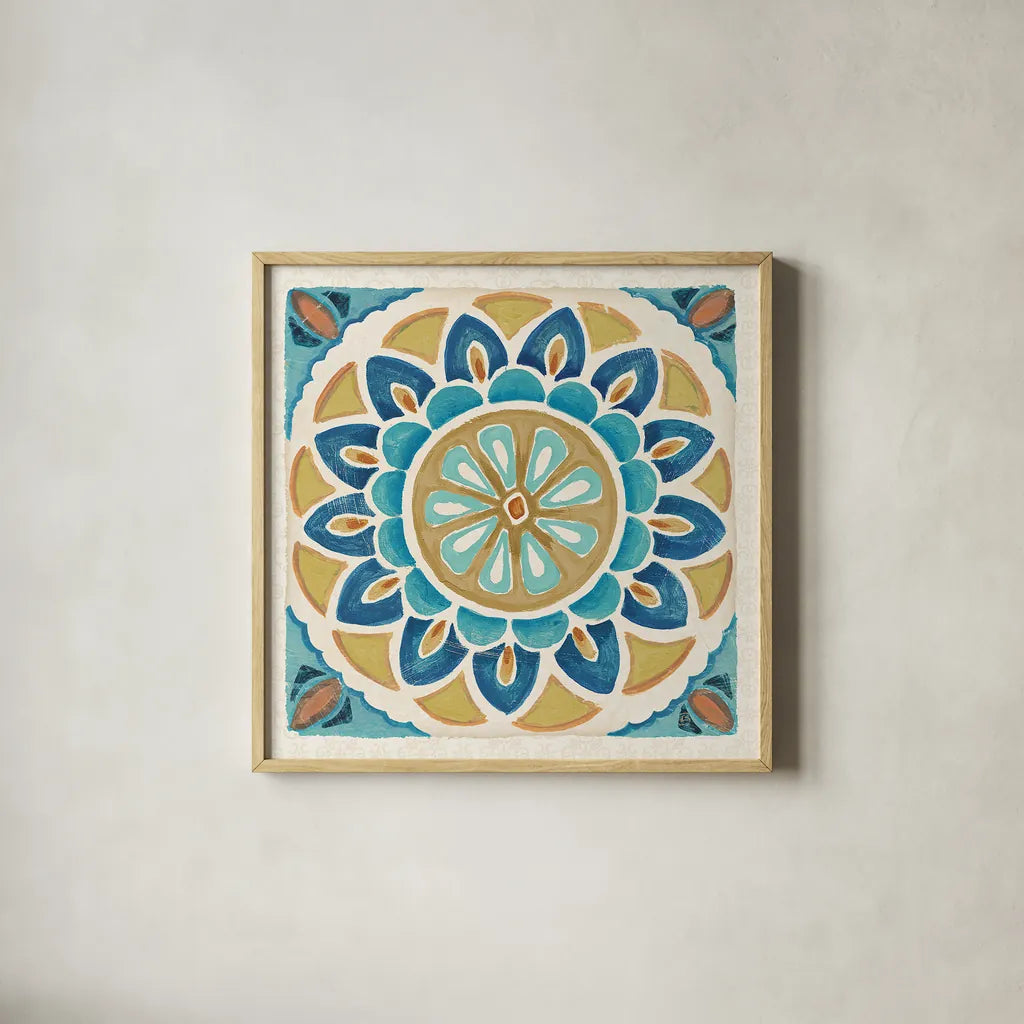 Love Tales X by Daphne Brissonnet. Shown in a natural wood glass frame for a timeless modern aesthetic. Available as an archival giclee rolled canvas, fine art paper, or poster print. SKU 30256a.