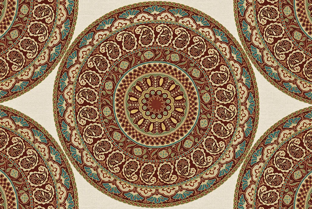 Mandala Road I by Daphne Brissonnet. SKU 24918i. Archival Giclee Fine art print for wall decor.