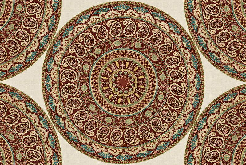 Mandala Road I by Daphne Brissonnet. SKU 24918i. Archival Giclee Fine art print for wall decor.