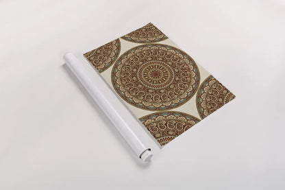 Mandala Road I by Daphne Brissonnet. shown as a rolled paper print. Available as archival giclee rolled canvas, fine art paper, or poster print. SKU 24918i.