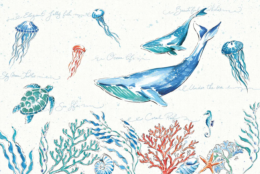 Maritime I by Daphne Brissonnet. SKU 35199i. Archival Giclee Fine art print for wall decor.