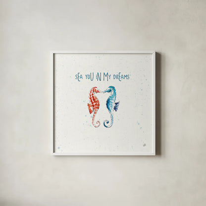 Maritime IV by Daphne Brissonnet. Shown in a crisp white glass frame for a clean and minimalist style. Available as an archival giclee rolled canvas, fine art paper, or poster print. SKU 35202a.