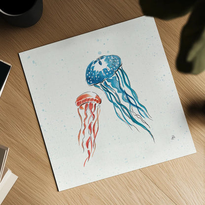 Maritime VI by Daphne Brissonnet. Shown as a detailed flat fine art print, highlighting archival giclee quality. Available as an archival giclee rolled canvas, fine art paper, or poster print. SKU 35204a.