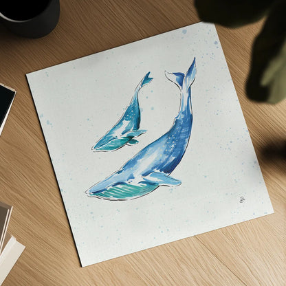 Maritime VIII by Daphne Brissonnet. Shown as a detailed flat fine art print, highlighting archival giclee quality. Available as an archival giclee rolled canvas, fine art paper, or poster print. SKU 35206a.