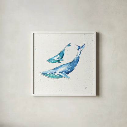 Maritime VIII by Daphne Brissonnet. Shown in a crisp white glass frame for a clean and minimalist style. Available as an archival giclee rolled canvas, fine art paper, or poster print. SKU 35206a.
