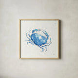 Maritime X by Daphne Brissonnet. Shown in a natural wood glass frame for a timeless modern aesthetic. Available as an archival giclee rolled canvas, fine art paper, or poster print. SKU 35208a.