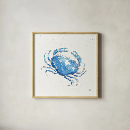 Maritime X by Daphne Brissonnet. Shown in a natural wood glass frame for a timeless modern aesthetic. Available as an archival giclee rolled canvas, fine art paper, or poster print. SKU 35208a.