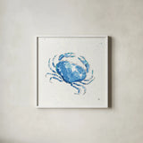 Maritime X by Daphne Brissonnet. Shown in a crisp white glass frame for a clean and minimalist style. Available as an archival giclee rolled canvas, fine art paper, or poster print. SKU 35208a.