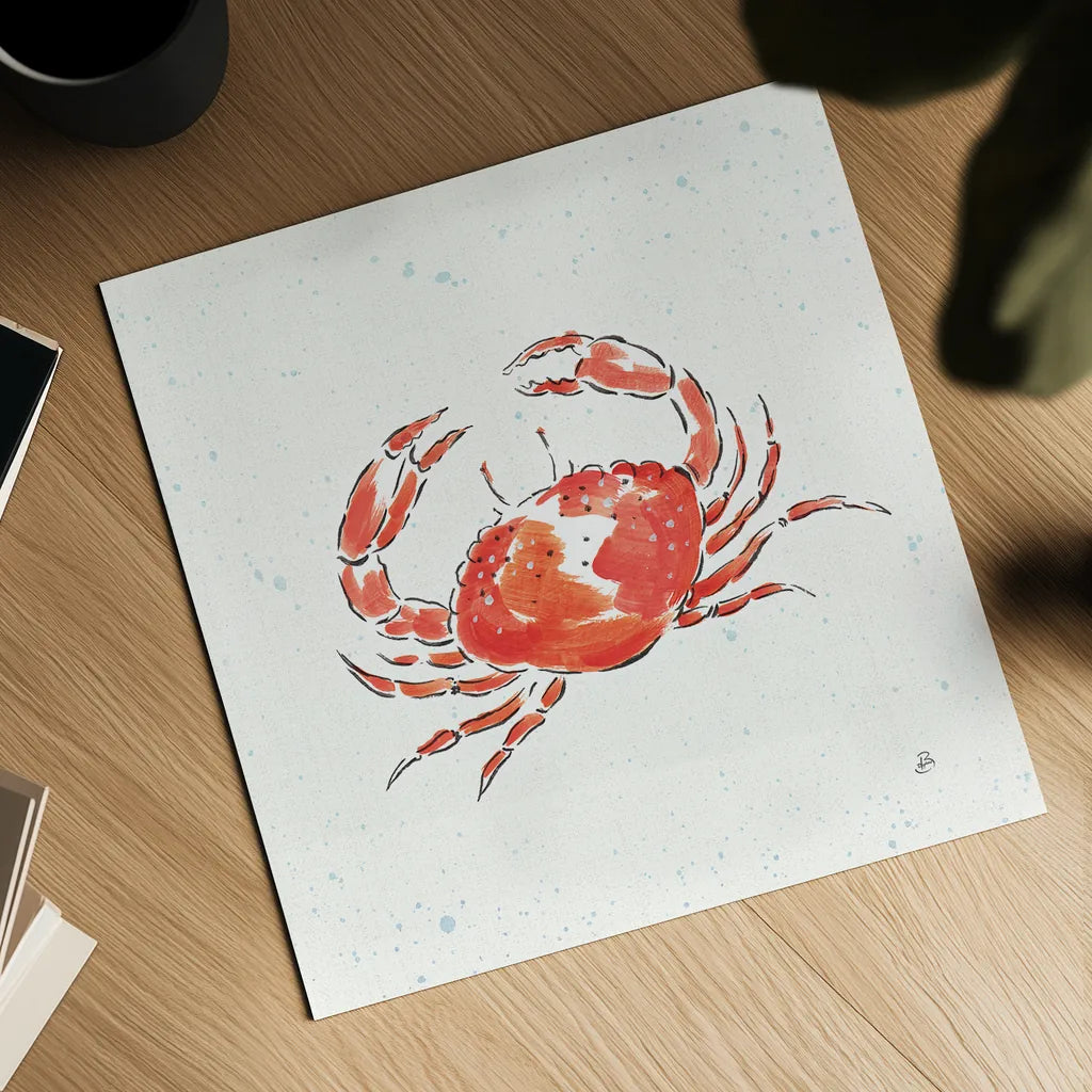 Maritime XI by Daphne Brissonnet. Shown as a detailed flat fine art print, highlighting archival giclee quality. Available as an archival giclee rolled canvas, fine art paper, or poster print. SKU 35209a.