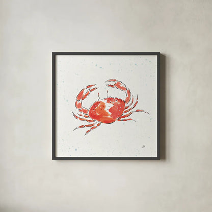 Maritime XI by Daphne Brissonnet. Shown in a sleek black glass frame for a contemporary gallery look. Available as an archival giclee rolled canvas, fine art paper, or poster print. SKU 35209a.