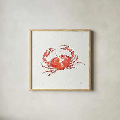 Maritime XI by Daphne Brissonnet. Shown in a natural wood glass frame for a timeless modern aesthetic. Available as an archival giclee rolled canvas, fine art paper, or poster print. SKU 35209a.